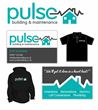Pulse Building - Logo - Cards and Clothing